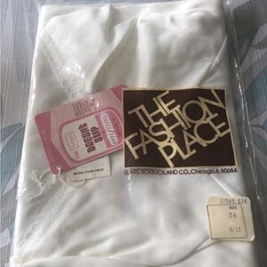 Vtg. Sears Anti Slip “Doesn’t Slip” Womens Slip - Size 36, NEW Old Stock